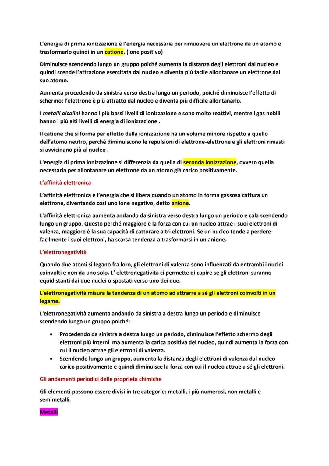La struttura dell'atomo
La materia si compone di una carica elettrica. Questa può essere di due tipi:
positiva (+)
Negativa (-)
Le cariche d