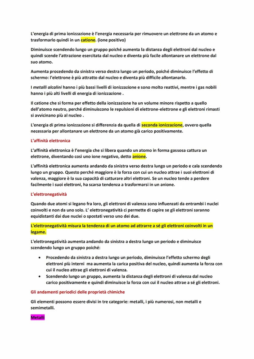 La struttura dell'atomo
La materia si compone di una carica elettrica. Questa può essere di due tipi:
positiva (+)
Negativa (-)
Le cariche d