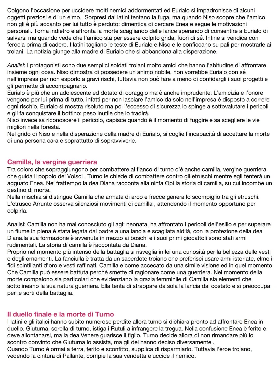 Eneide
Introduzione
La struttura
L'Eneide è il più importante poema epico della letteratura latina, trae il titolo dal protagonista Enea
(er