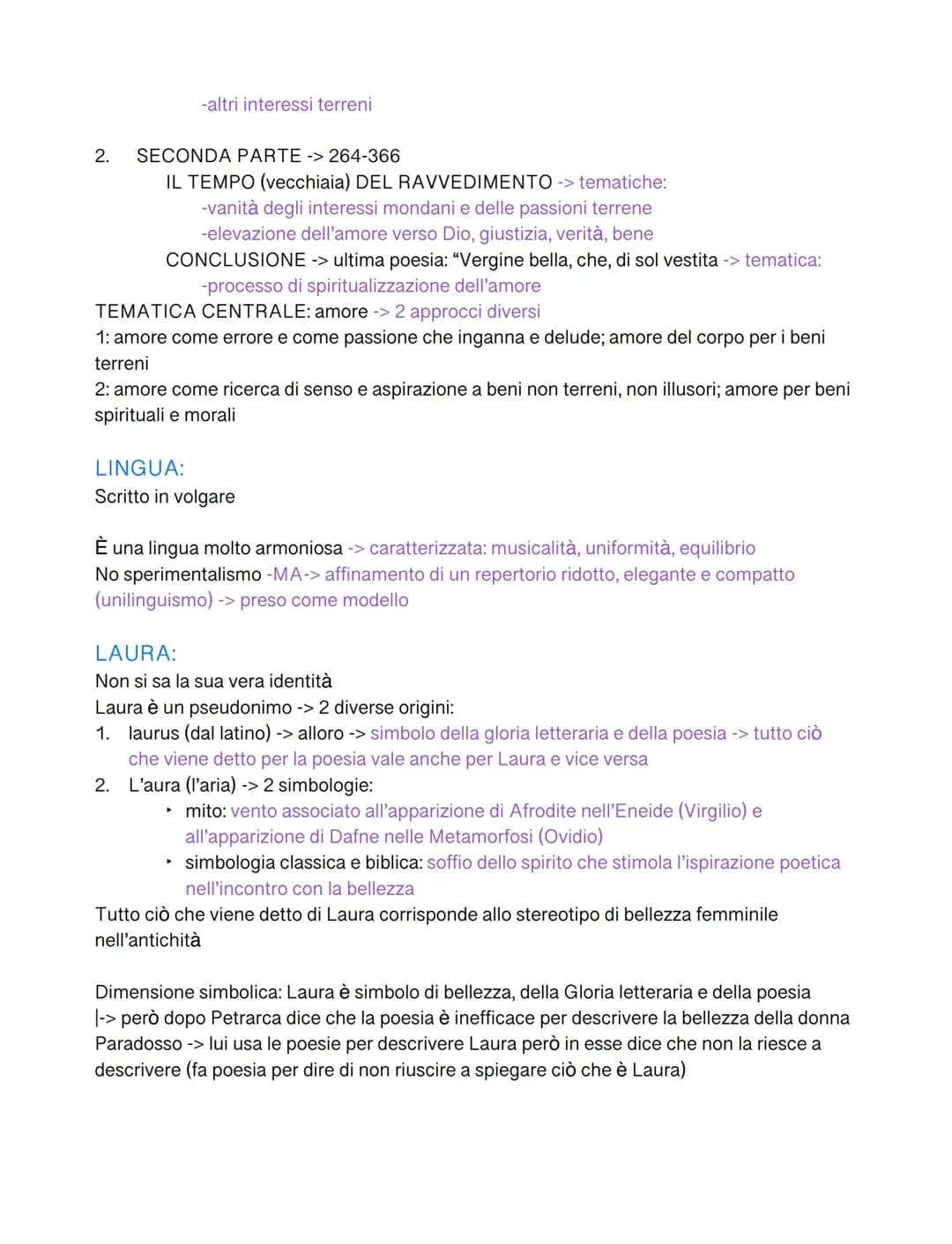 IL CANZONIERE
Scritto tra il 1336 e il 1374
GENERE:
raccolta di poesie in volgare (solo poesie) -> "romanzo" autobiografico in versi forteme