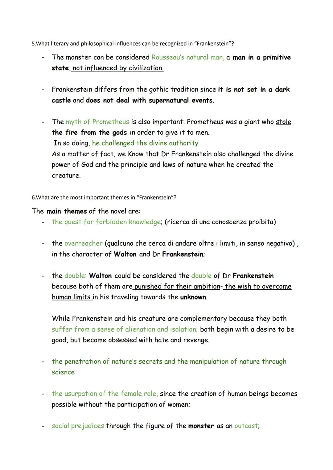 Discovering the Cool Features of Gothic Novels and Mary Shelley's Frankenstein