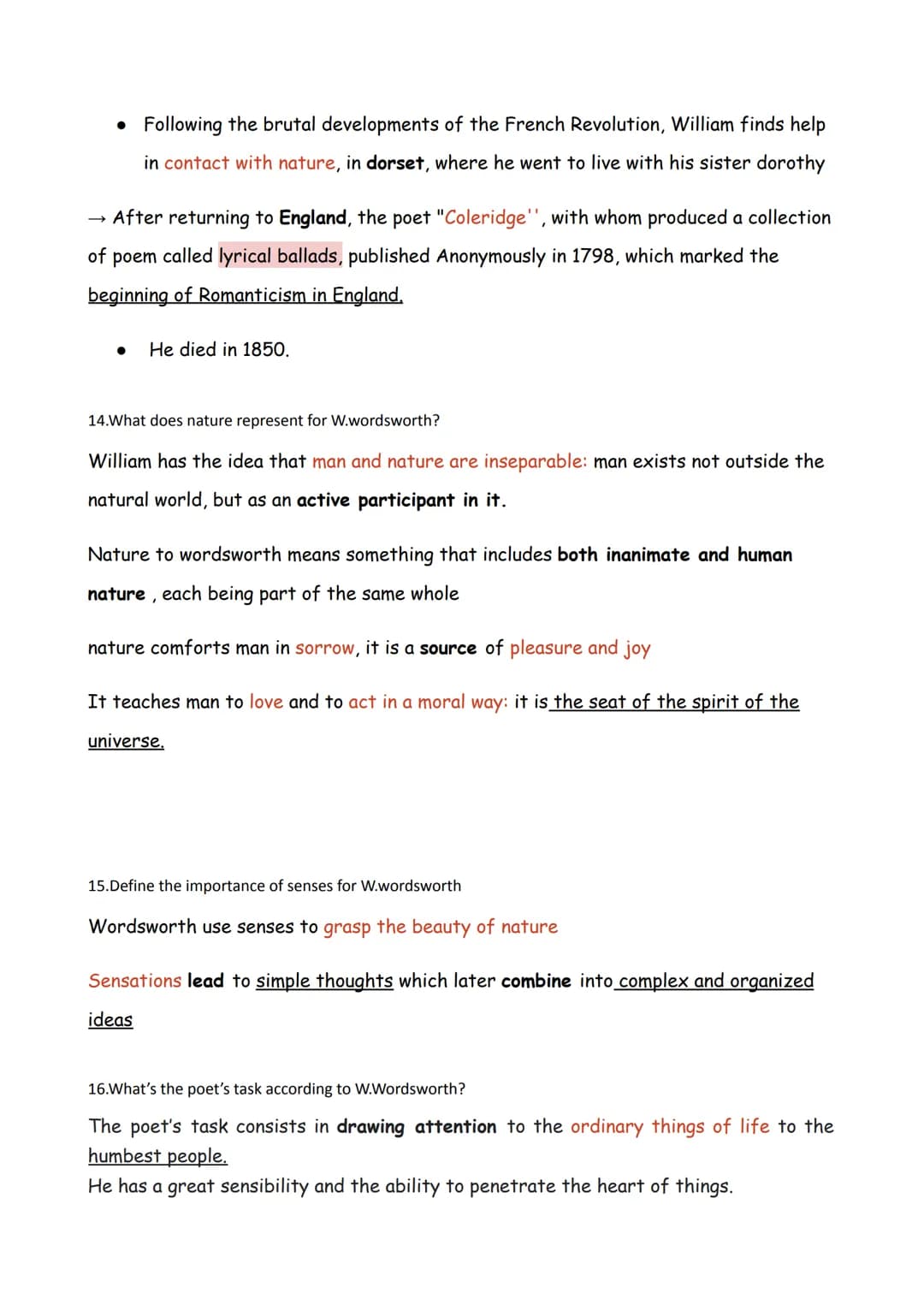 Guided ex: Answer the following questions:
1.What are the main characteristics of the Gothic novel?
the most common features of gothic novel