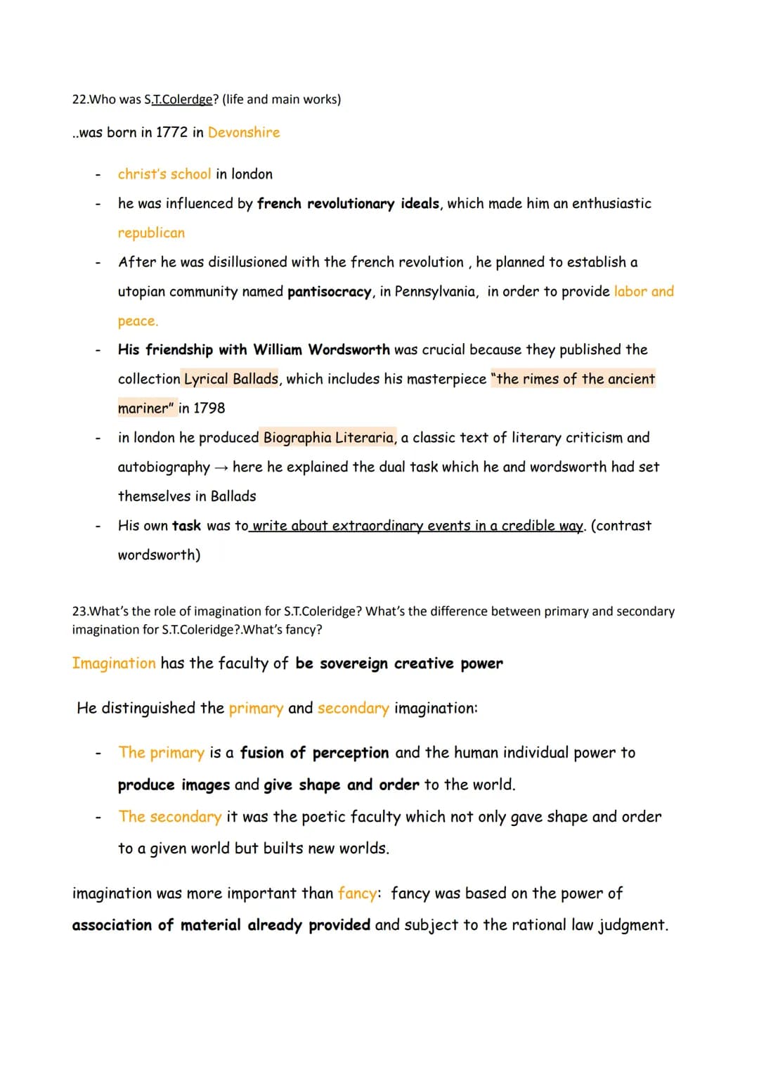 Guided ex: Answer the following questions:
1.What are the main characteristics of the Gothic novel?
the most common features of gothic novel
