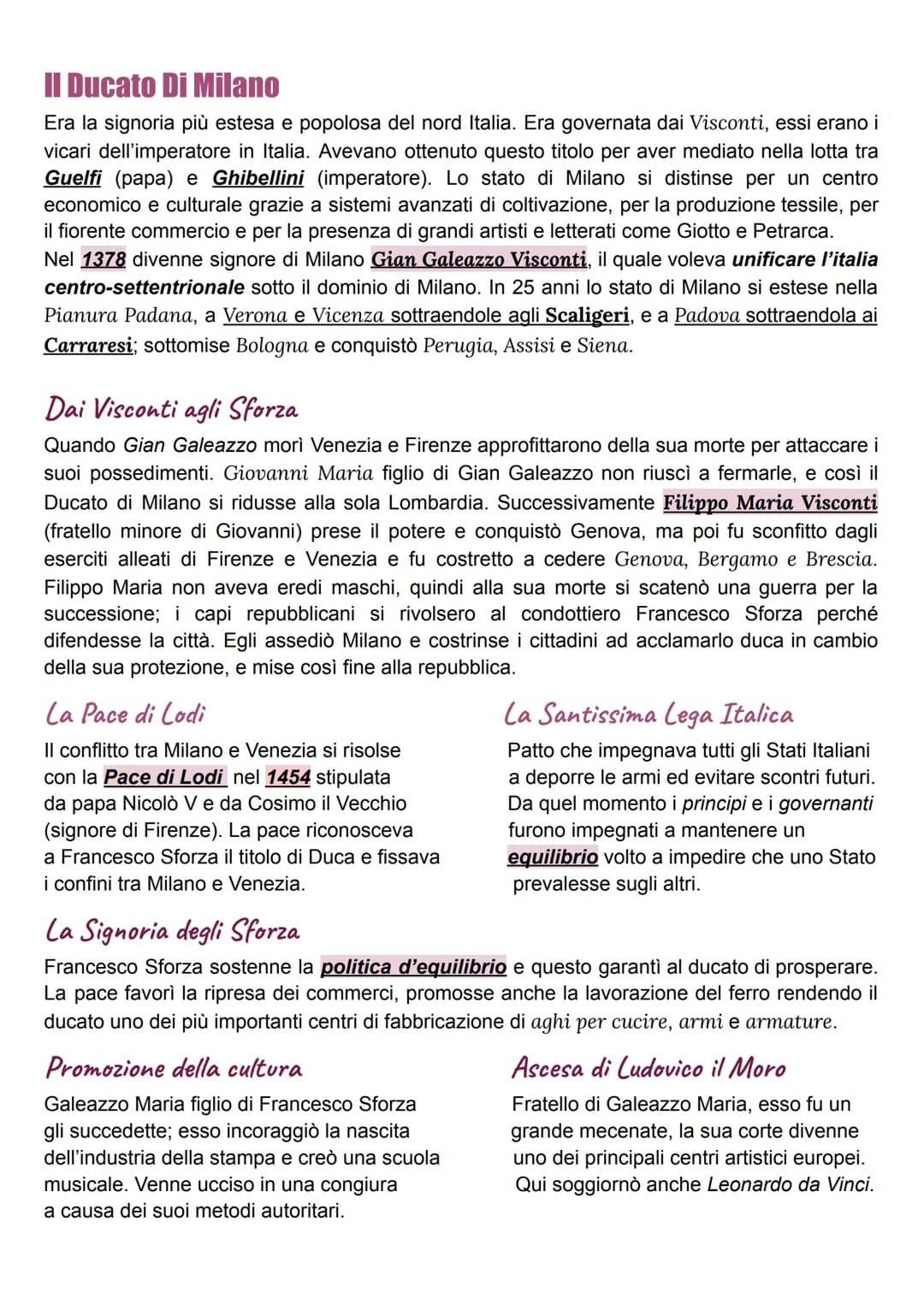 Signorie
Le signorie si formarono dopo il declino dei comuni a causa del potere che aveva causato
diversi conflitti tra le famiglie più pote