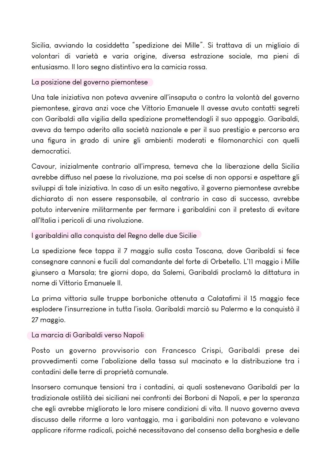 # LA SECONDA GUERRA D'INDIPENDENZA E L'UNITÀ D'ITALIA

La situazione italiana dopo il '48 e il Piemonte di Cavour

La seconda restaurazione
