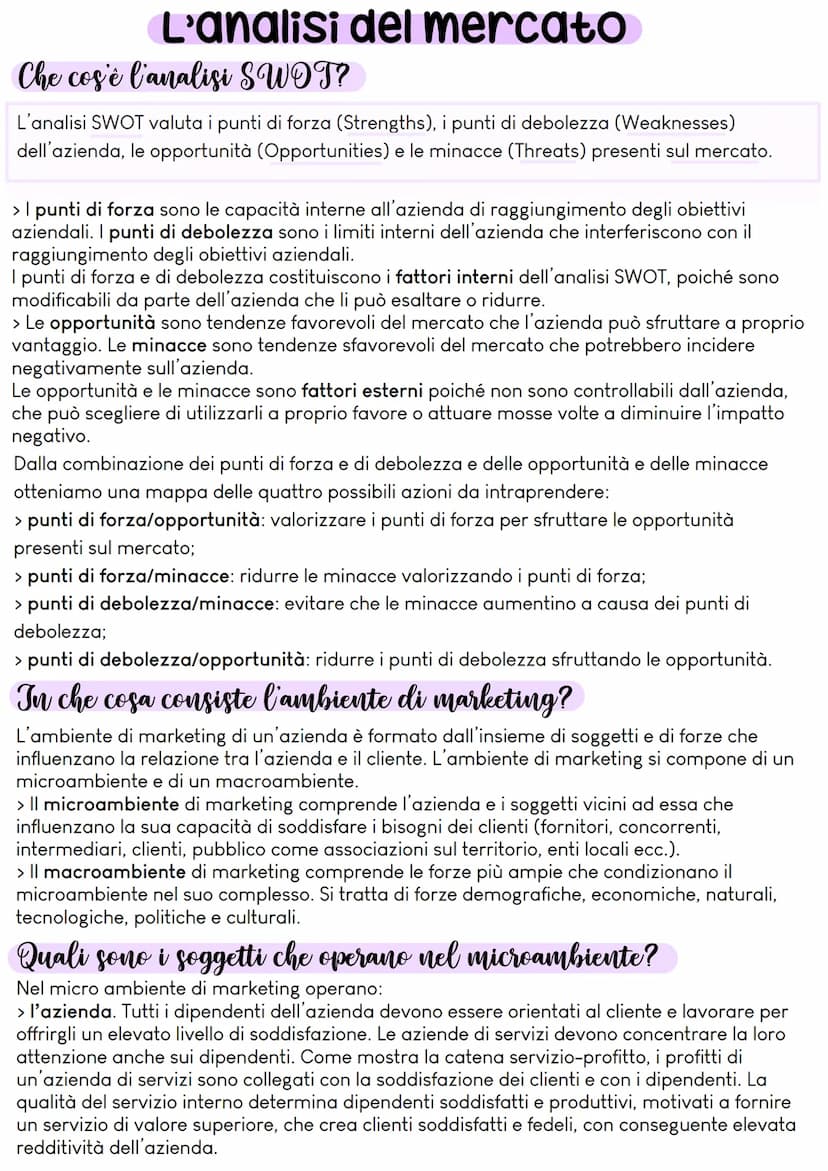 Il marketing
Che cos'è il marketing?
Il marketing è l'insieme delle attività e degli strumenti utilizzati dall'azienda per conquistare e
fid