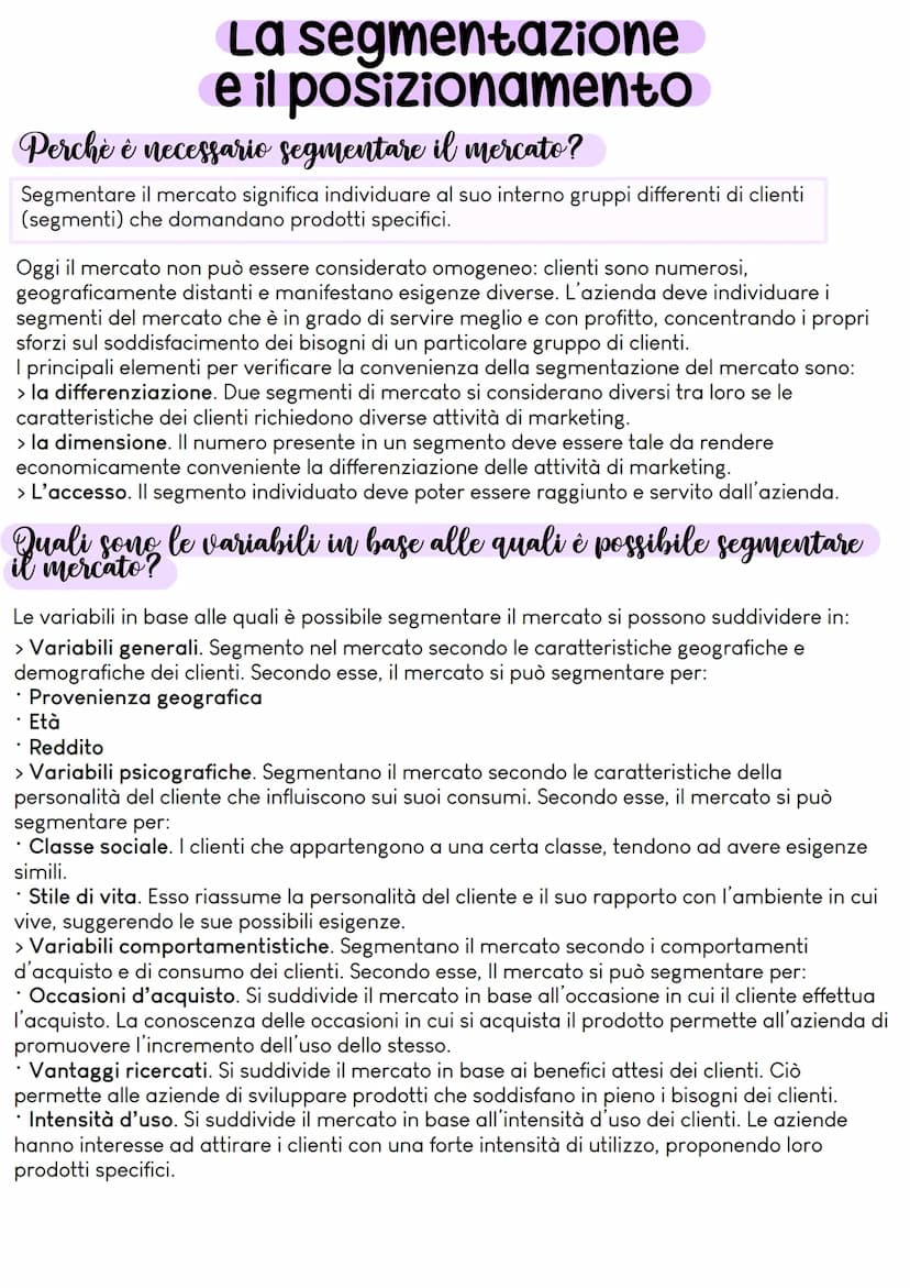 Il marketing
Che cos'è il marketing?
Il marketing è l'insieme delle attività e degli strumenti utilizzati dall'azienda per conquistare e
fid