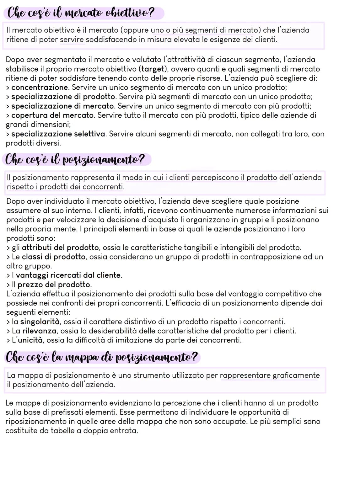 Il marketing
Che cos'è il marketing?
Il marketing è l'insieme delle attività e degli strumenti utilizzati dall'azienda per conquistare e
fid