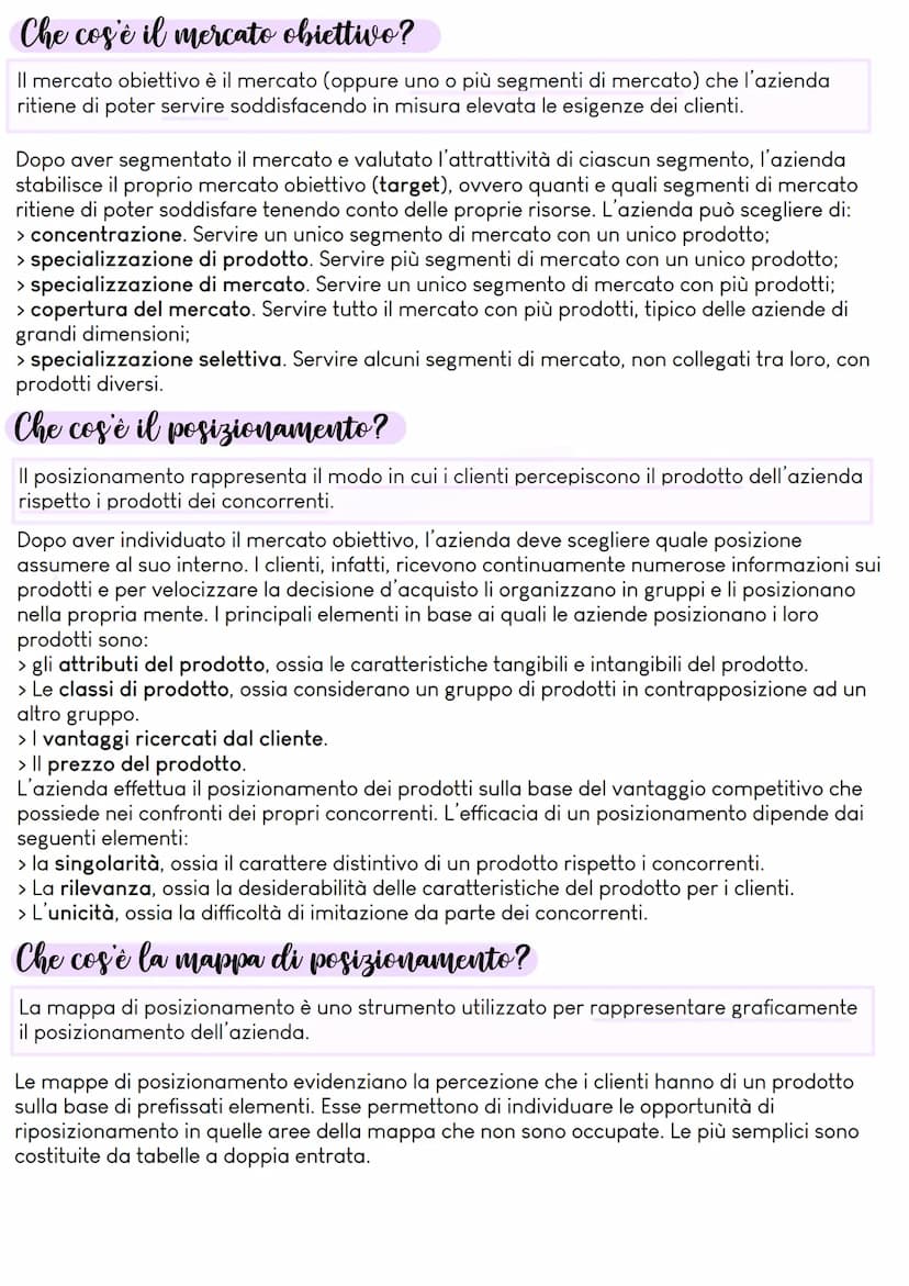 Il marketing
Che cos'è il marketing?
Il marketing è l'insieme delle attività e degli strumenti utilizzati dall'azienda per conquistare e
fid