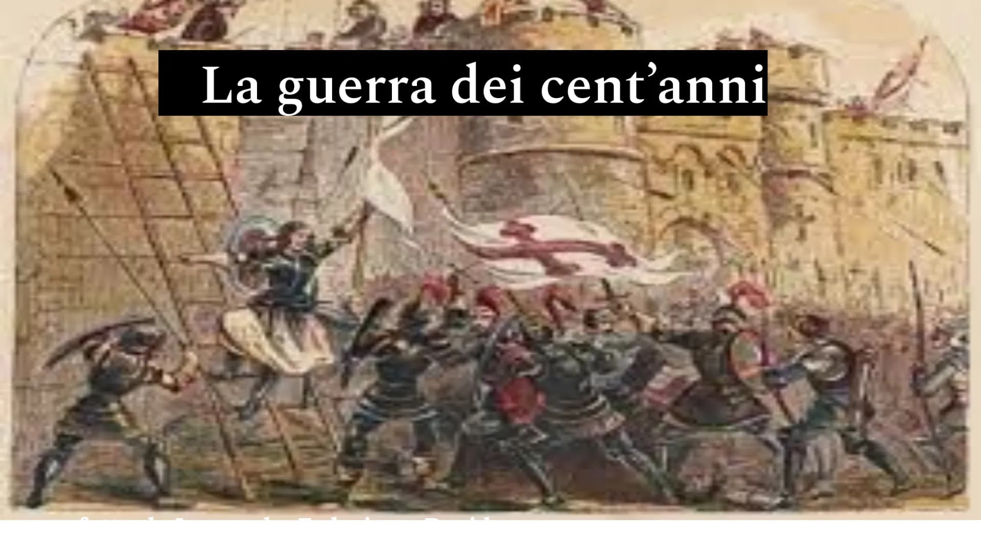 
<p>La guerra dei cent'anni (1337-1453) non fu solo una guerra, ma fu un'intera era di conflitti tra Francia e Inghilterra. Il suo esito ha 