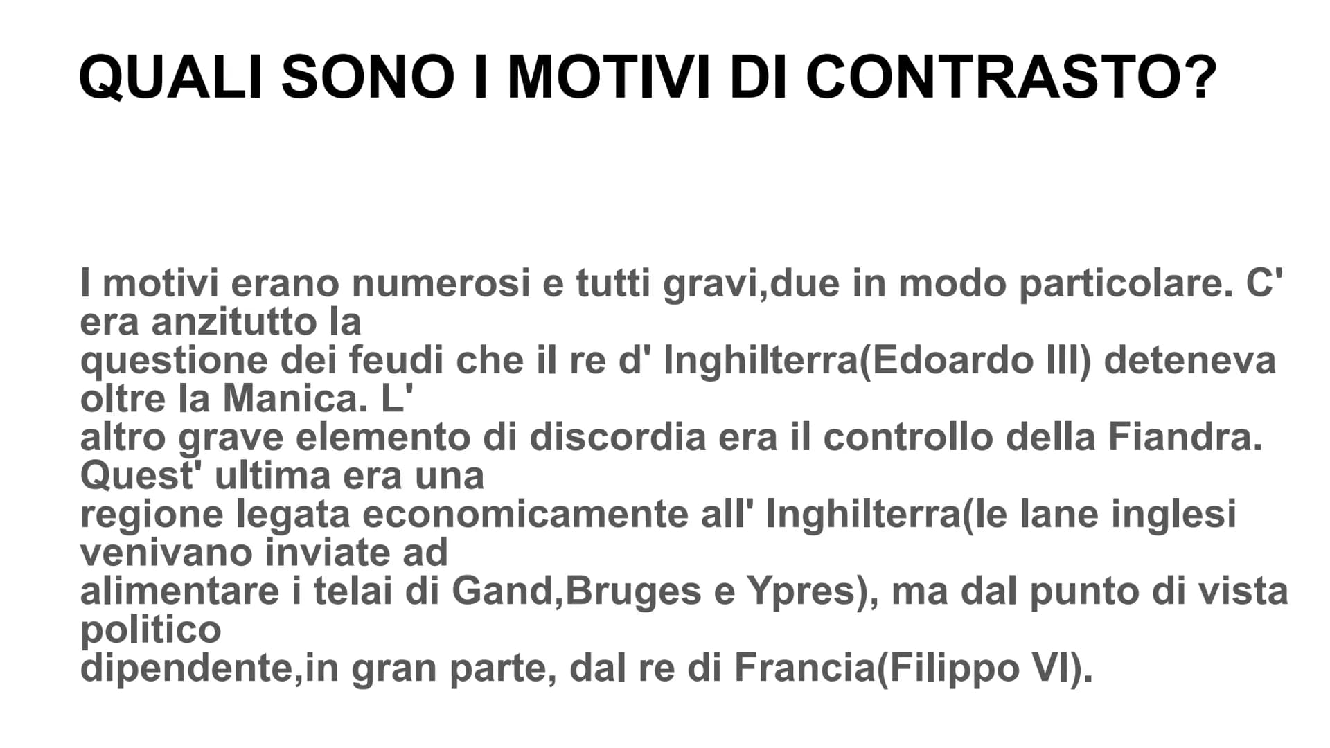 
<p>La guerra dei cent'anni (1337-1453) non fu solo una guerra, ma fu un'intera era di conflitti tra Francia e Inghilterra. Il suo esito ha 