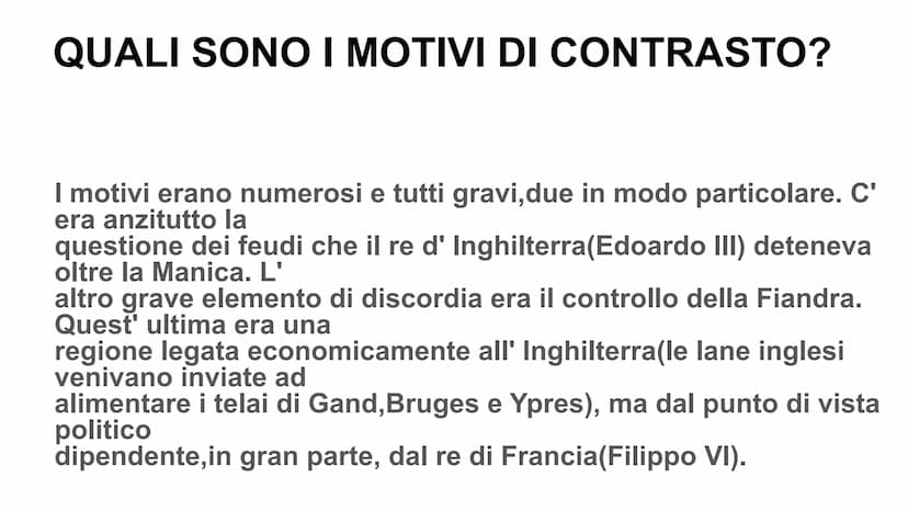 
<p>La guerra dei cent'anni (1337-1453) non fu solo una guerra, ma fu un'intera era di conflitti tra Francia e Inghilterra. Il suo esito ha 