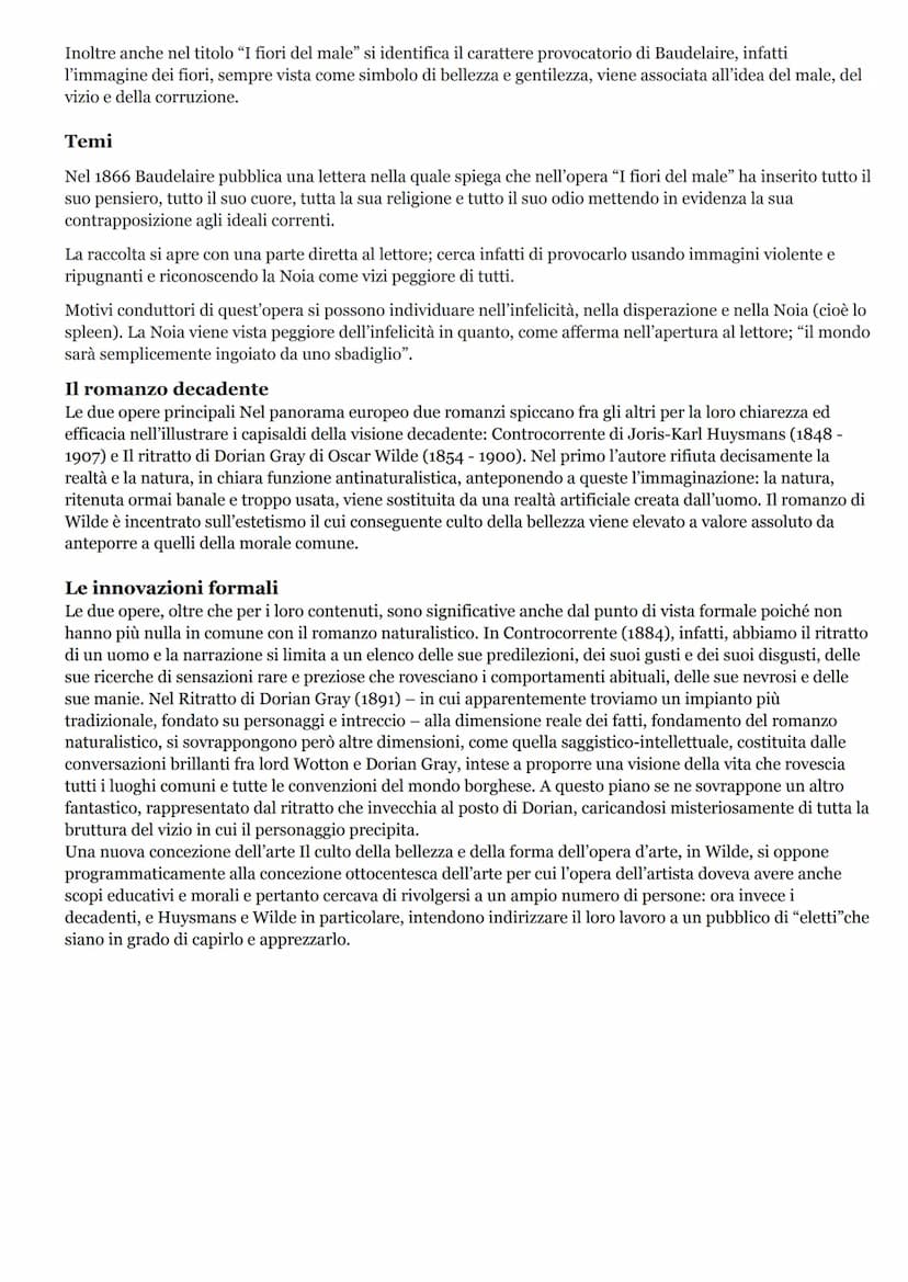 IL DECADENTISMO
Società, Cultura, Idee
Il termine "Decadentismo" deriva dall'aggettivo dispregiativo attribuito dalla critica ufficiale a co