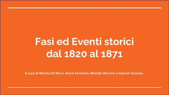 Know Fasi ed eventi storici dal 1820 al 1871 thumbnail