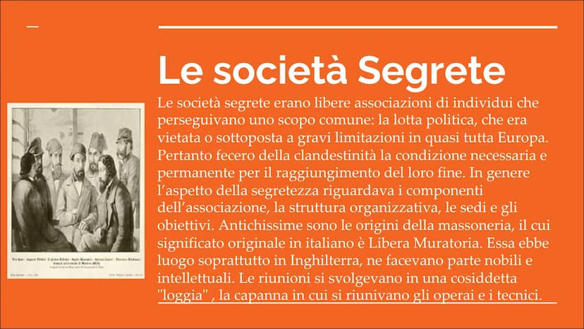 Fasi ed Eventi storici
dal 1820 al 1871
A cura di Monica Di Muro, Kevin Ferrareis, Matilde Martino e Gabriel Scarola Ⓒ Focus.it
Cos'è il Ris