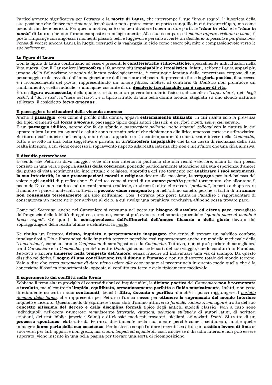 PETRARCA
Vita
Petrarca rappresenta una delle 3 corone del Trecento, assieme a Dante e a Boccaccio.
Anche lui accompagna il volgare a diventa