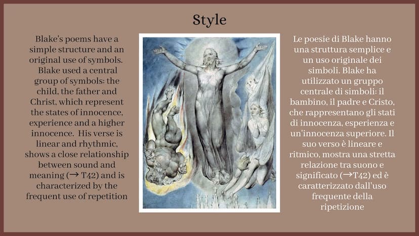 William Blake
Produced by Erika Putrone William Blake was born in
London in 1757. His origins
were humble and their poor
all his life. He wa