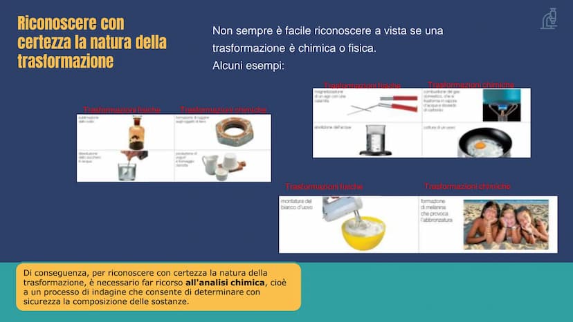 
<h2 id="trasformazionifisiche">Trasformazioni fisiche</h2>
<p>Le trasformazioni fisiche sono semplici mutamenti dello stato fisico della ma