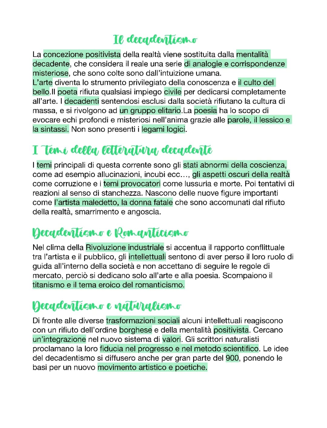 Pascoli e D'Annunzio: Il Decadentismo Svelato