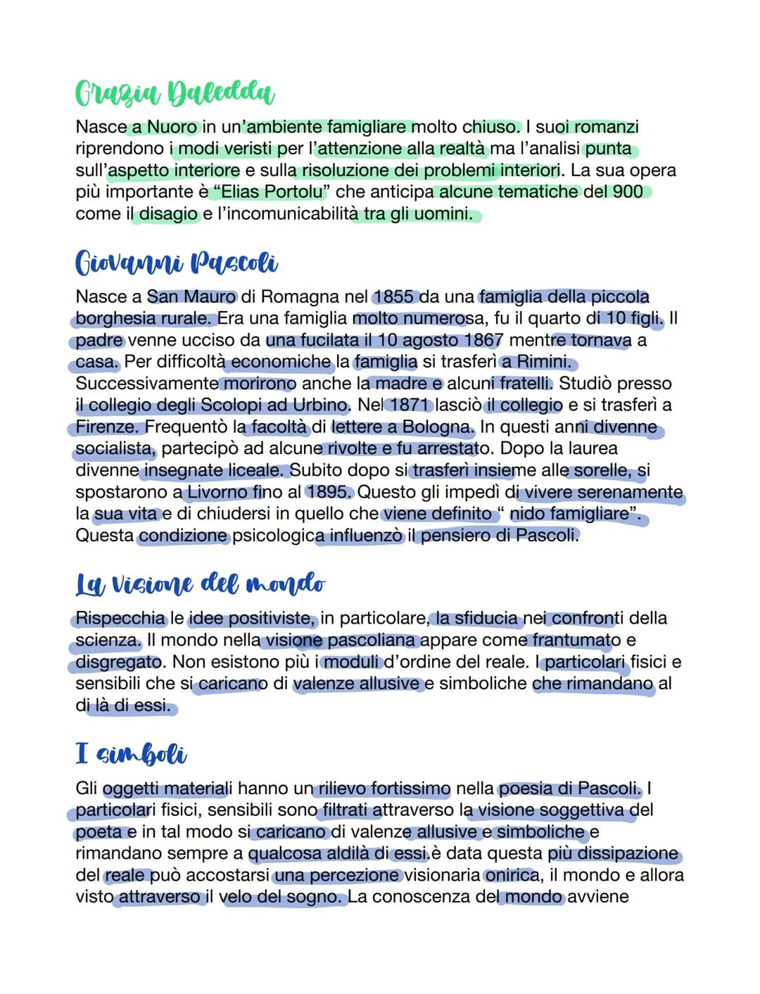 Il decadentismo
La concezione positivista della realtà viene sostituita dalla mentalità
decadente, che considera il reale una serie di analo