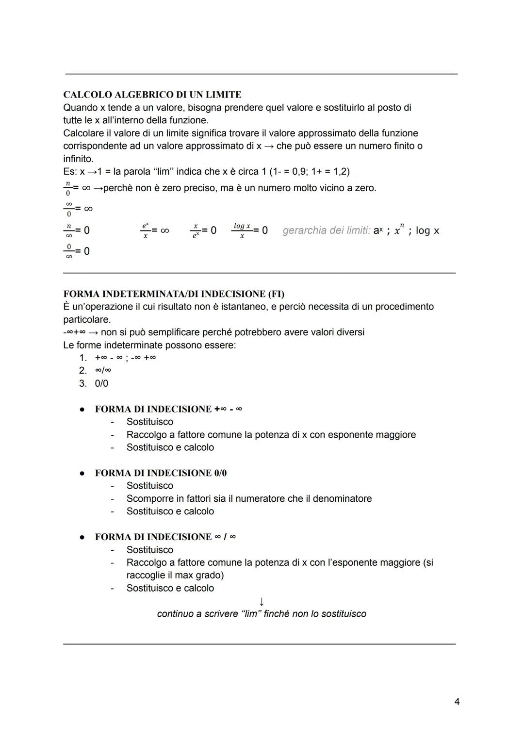 FUNZIONE
Le funzioni
Dati due sottoinsiemi A e B (non vuoti) di R, una funzione f da A a B è una relazione
che associa a ogni numero reale d