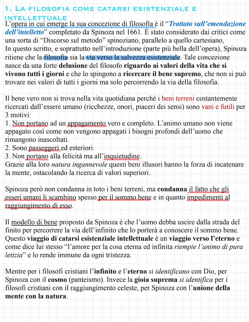 Spinoza
VITA
Nacque ad Amsterdam nel 1632 da una famiglia ebraica che era scappata dalla
Spagna a causa delle intolleranze nei confronti deg