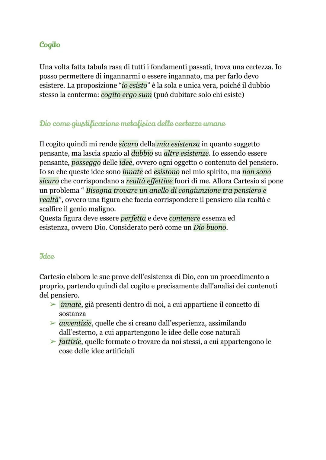 René Descartes
Cartesio
Filosofia della rivoluzione scientifica, il razionalismo nasce in questo periodo,
la base principale di questa filos