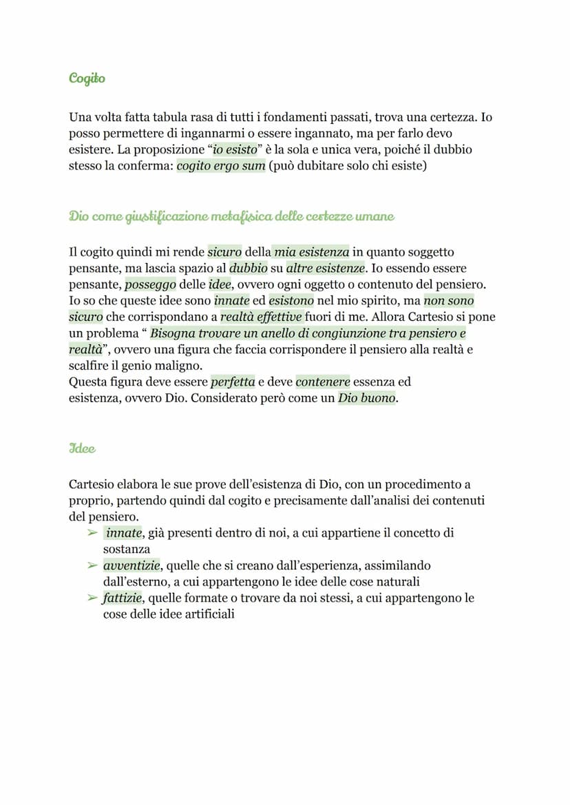 René Descartes
Cartesio
Filosofia della rivoluzione scientifica, il razionalismo nasce in questo periodo,
la base principale di questa filos