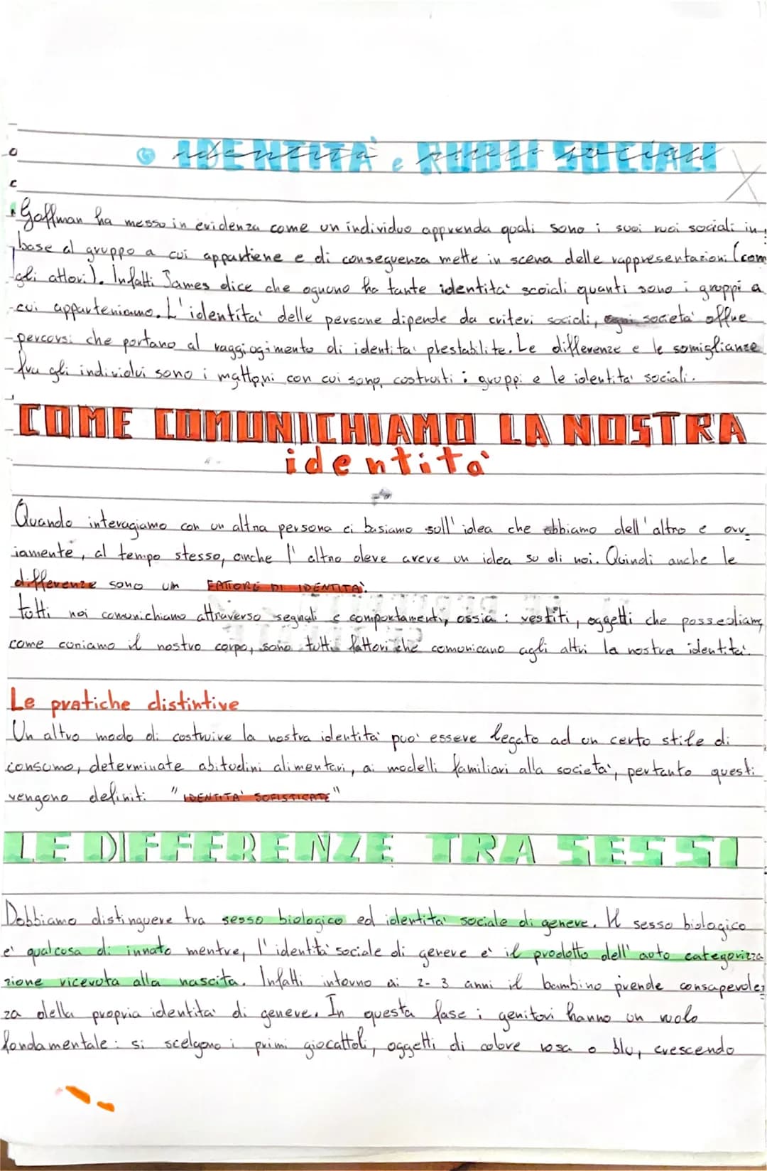 
<p>In psicologia, l'identità di una persona è definita come l'insieme di credenze che una persona ha di se stessa, che costruiscono il conc