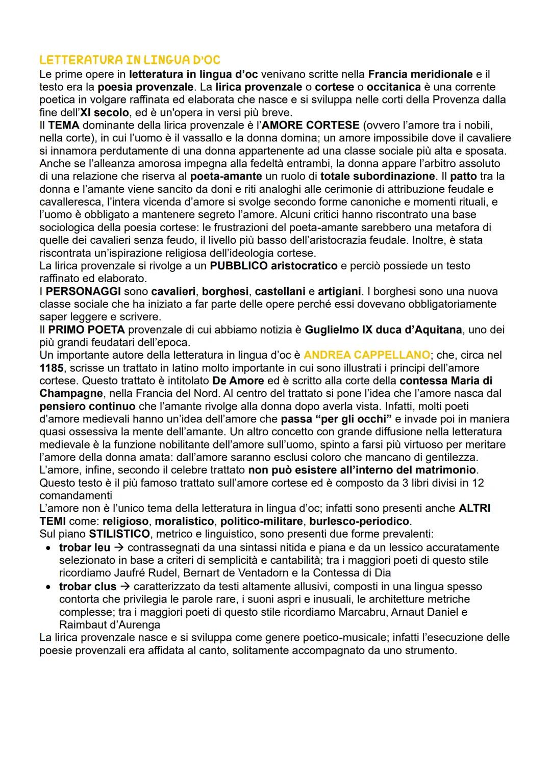 Letteratura medievale in Francia
NASCITA LINGUE VOLGARI
Dalla caduta dell'Impero Romano d'occidente nel 476, quindi con l'inizio dell'alto m