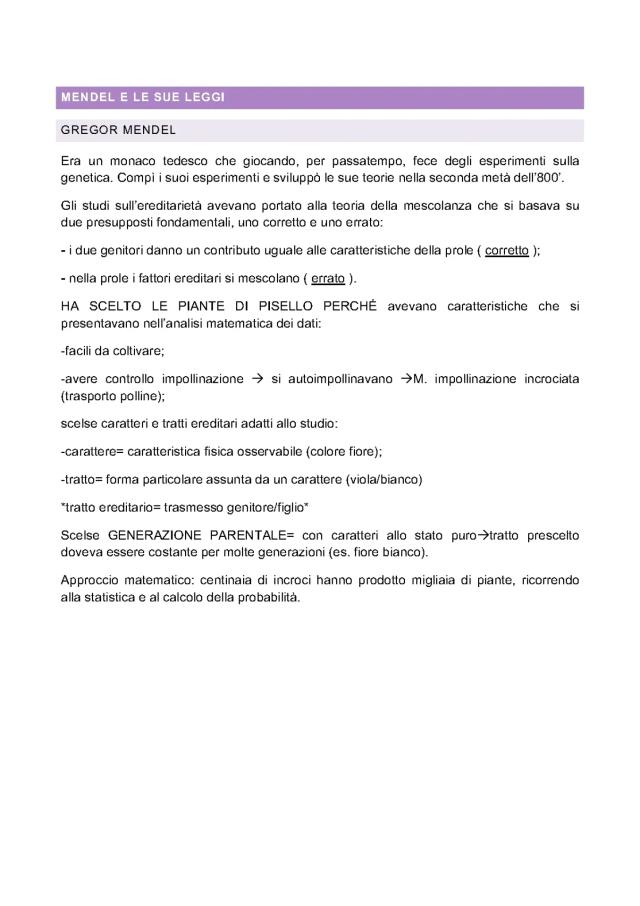 Know LEGGI DI MENDEL thumbnail