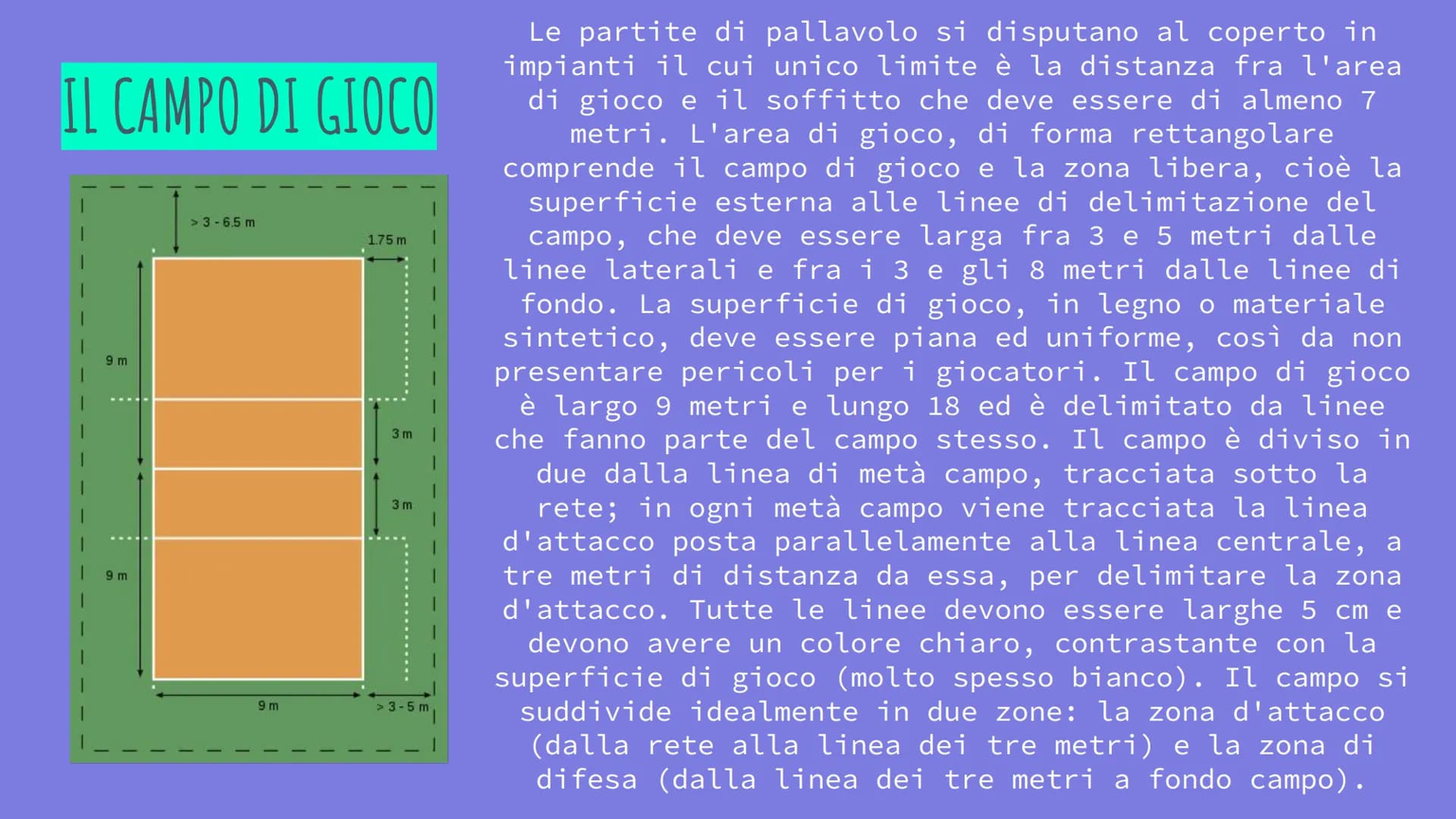 LA PALLAVOLO
Un gioco di squadra! La pallavolo (chiamata anche volley, abbreviazione
dall'inglese volleyball) è uno sport di squadra, che
si