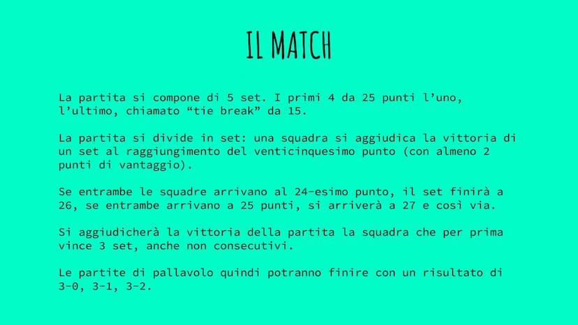 LA PALLAVOLO
Un gioco di squadra! La pallavolo (chiamata anche volley, abbreviazione
dall'inglese volleyball) è uno sport di squadra, che
si