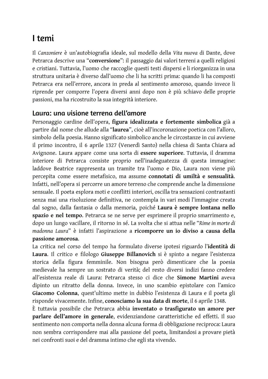 # Il "Canzoniere"

Si tratta di un'opera che per secoli ha "dettato legge" alla lirica italiana sul piano
lessicale e formale, un'opera vist