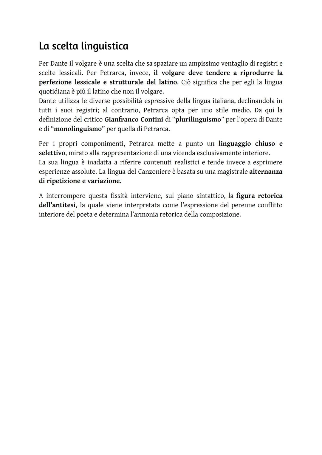 # Il "Canzoniere"

Si tratta di un'opera che per secoli ha "dettato legge" alla lirica italiana sul piano
lessicale e formale, un'opera vist