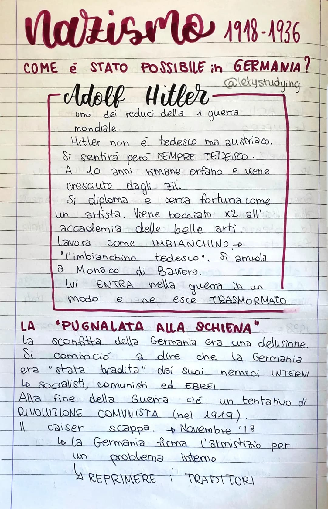 <h2 id="hitlerlasuabiografiabreve">Hitler: la sua biografia breve</h2>
<p>Adolf Hitler è nato in Austria nel 1889, ma si è sempre considerat