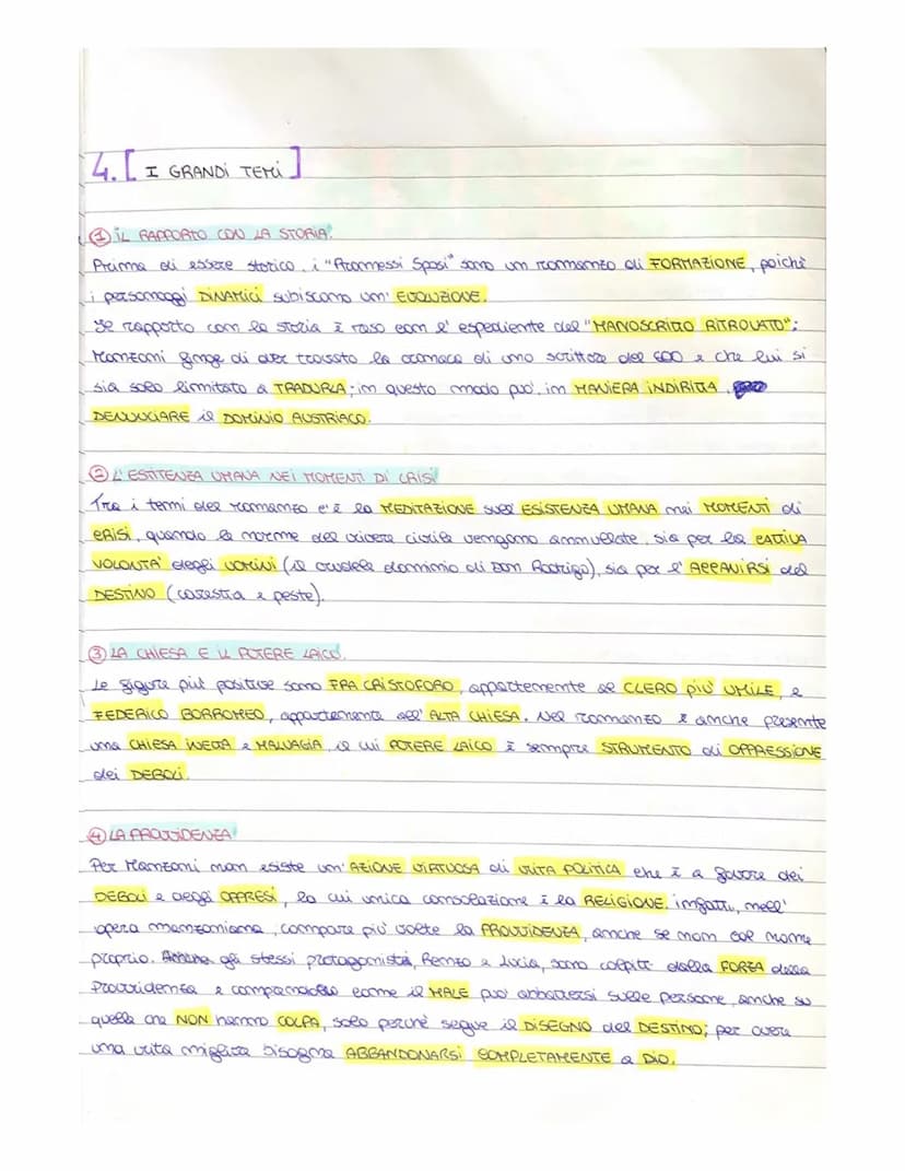 I PROMESSI SPOSI
1. [LA STORIA DEL TESTO: LE 3 REDAZION:]
LA SCELTA DEL GENERE DEL ROMANZO
"5" Promessi Sposi" & um ROMANZO STORICO, che gu 