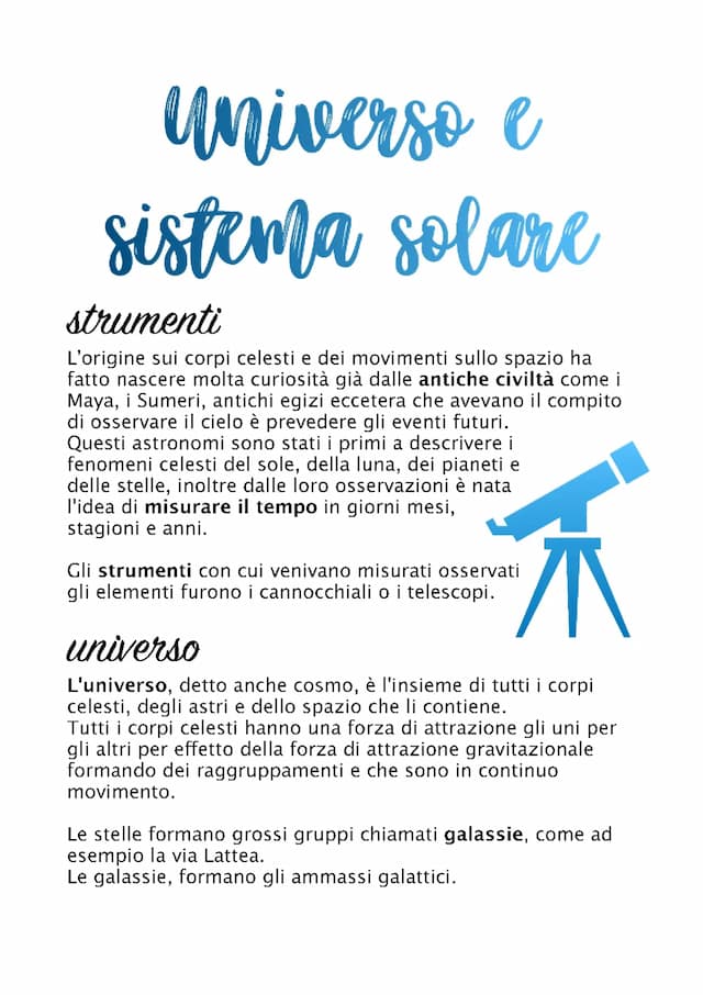 Know Universo e sistema solare thumbnail