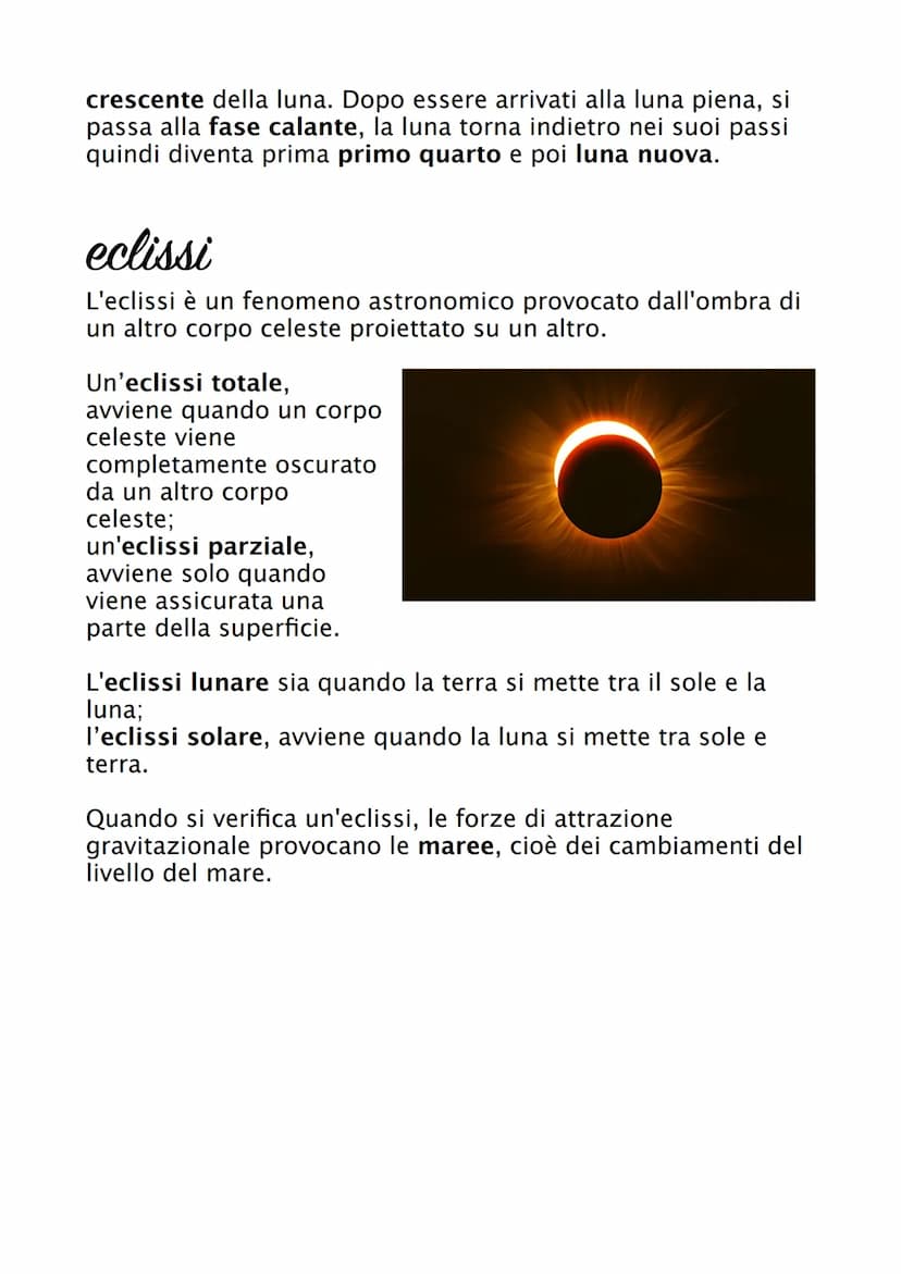 universo e
sistema solare
strumenti
L'origine sui corpi celesti e dei movimenti sullo spazio ha
fatto nascere molta curiosità già dalle anti