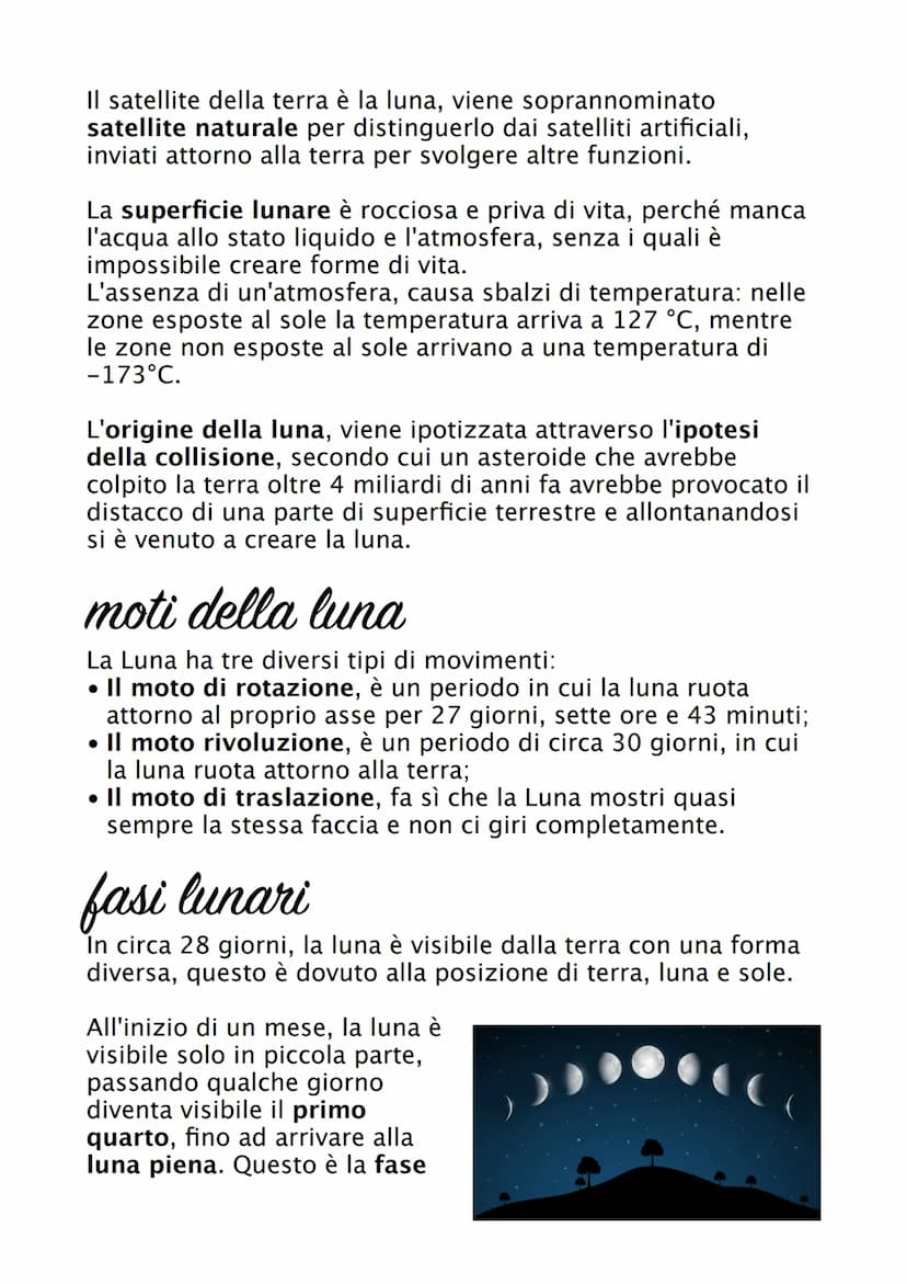 universo e
sistema solare
strumenti
L'origine sui corpi celesti e dei movimenti sullo spazio ha
fatto nascere molta curiosità già dalle anti