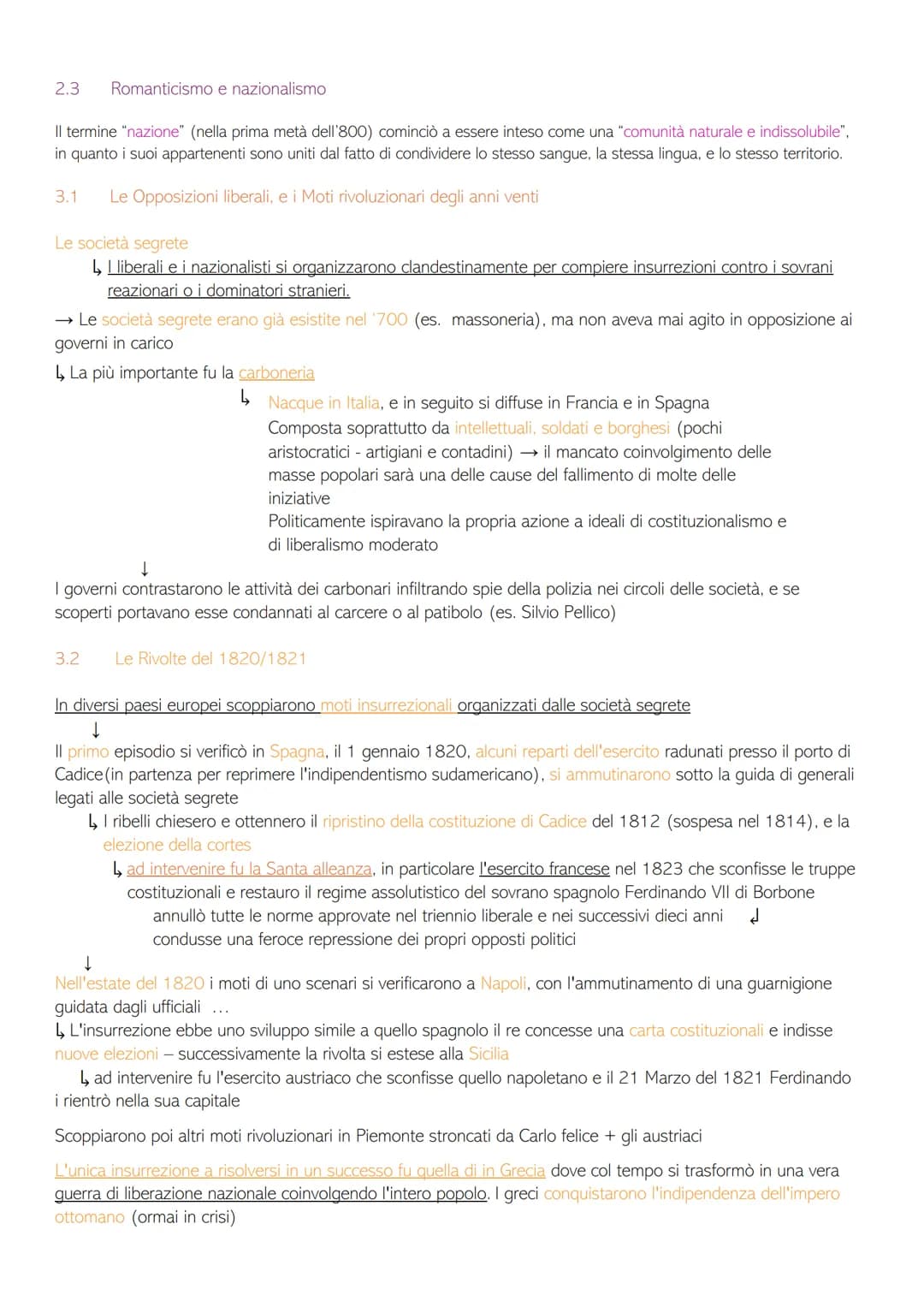 La restaurazione e i moti Liberali
1. L'Europa dopo la tempesta: il ritorno all'ordine
1° novembre 1814 → Congresso di Vienna
↳ Scopo →→ res