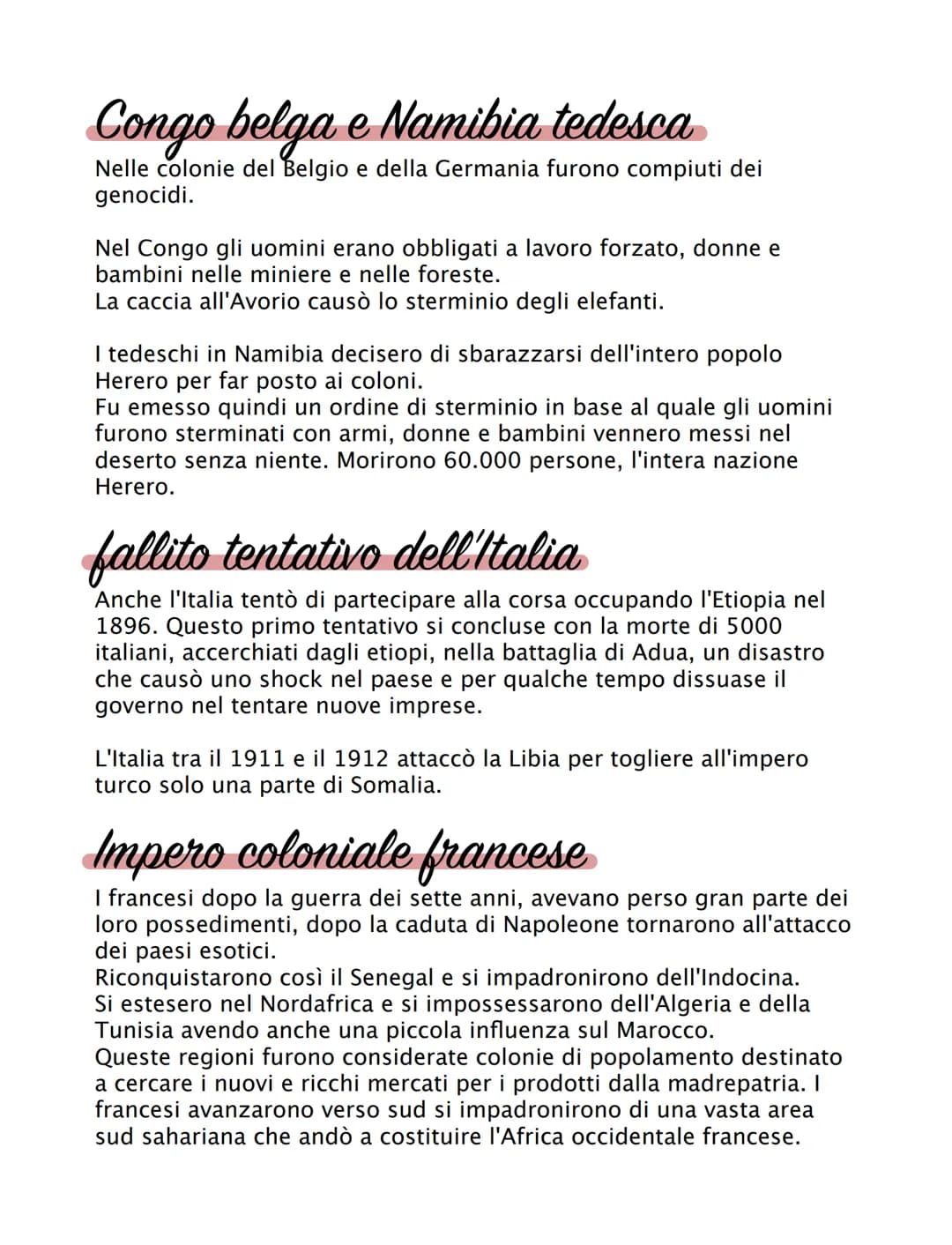 Imperialismo e
colonialismo
l'Europa tende ad espandersi
Il colonialismo nasce
intorno al 1850 e il
1860, la situazione era
la seguente:
• l