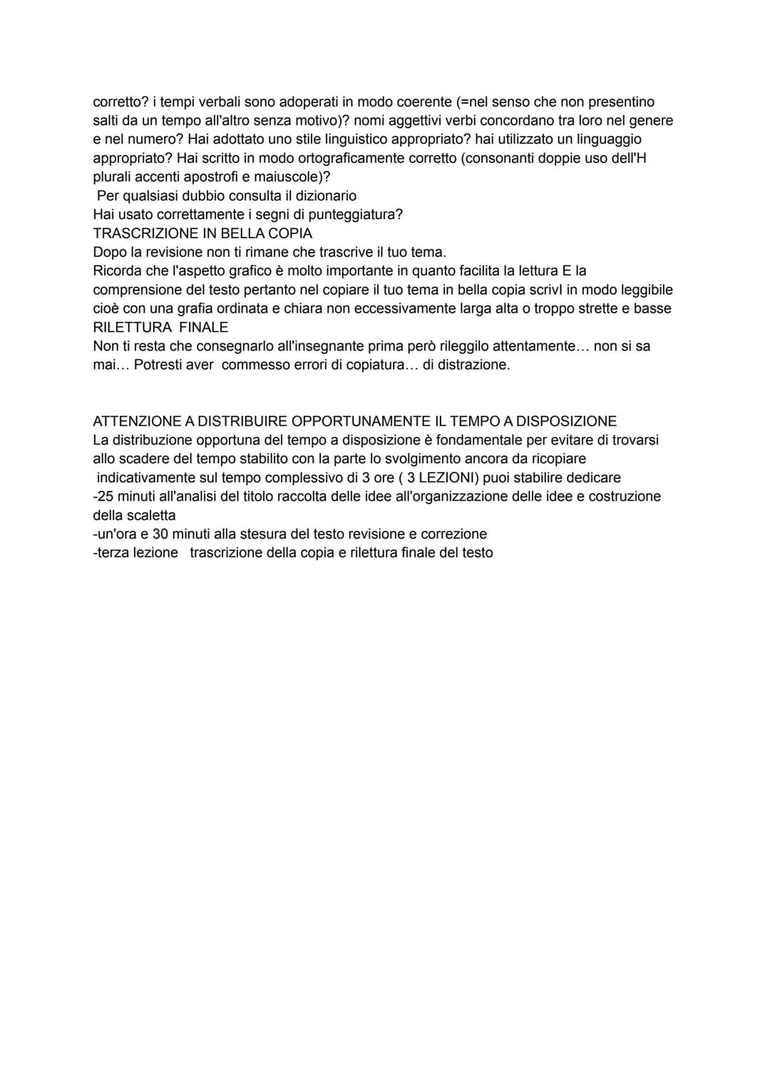 STRATEGIE E TECNICHE PER SCRIVERE UN TEMA SCOLASTICO
Per svolgere un buon tema è necessario procedere con ordine seguendo un percorso che si