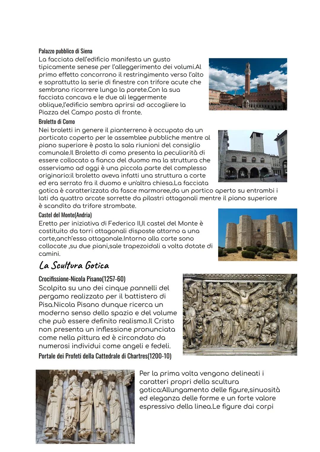 IL GOTICO
Il termine gotico viene utilizzato per designare l'arte medievale,"colpevole" di
aver abbandonato l'armonia dell'arte classica.Com