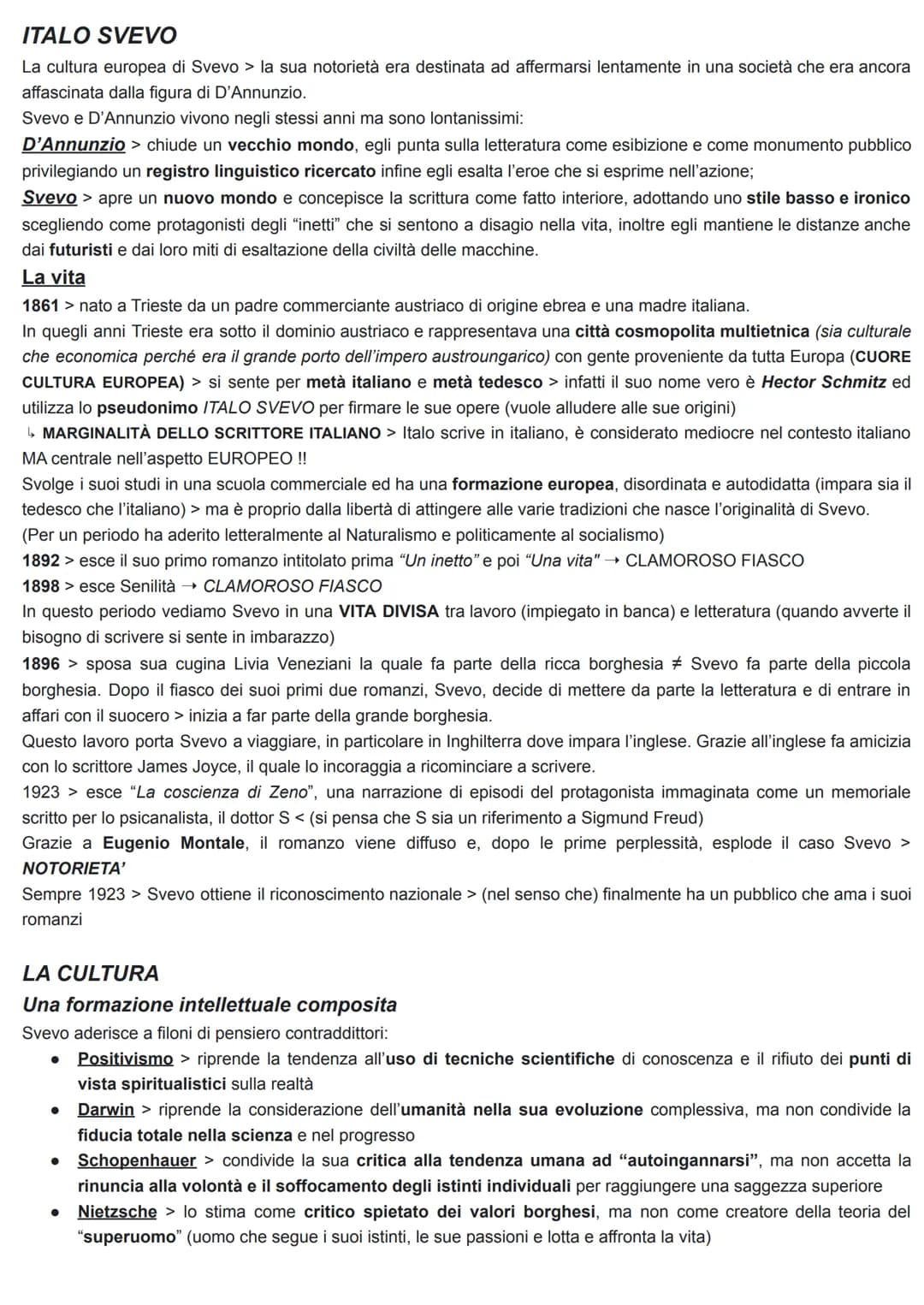 La cultura scientifica e filosofica
All'inizio del 900 nasce una nuova concezione scientifica del tempo, dello spazio, della materia e dell'