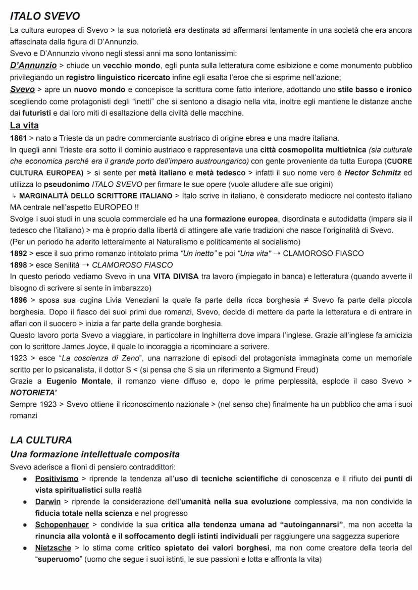 La cultura scientifica e filosofica
All'inizio del 900 nasce una nuova concezione scientifica del tempo, dello spazio, della materia e dell'