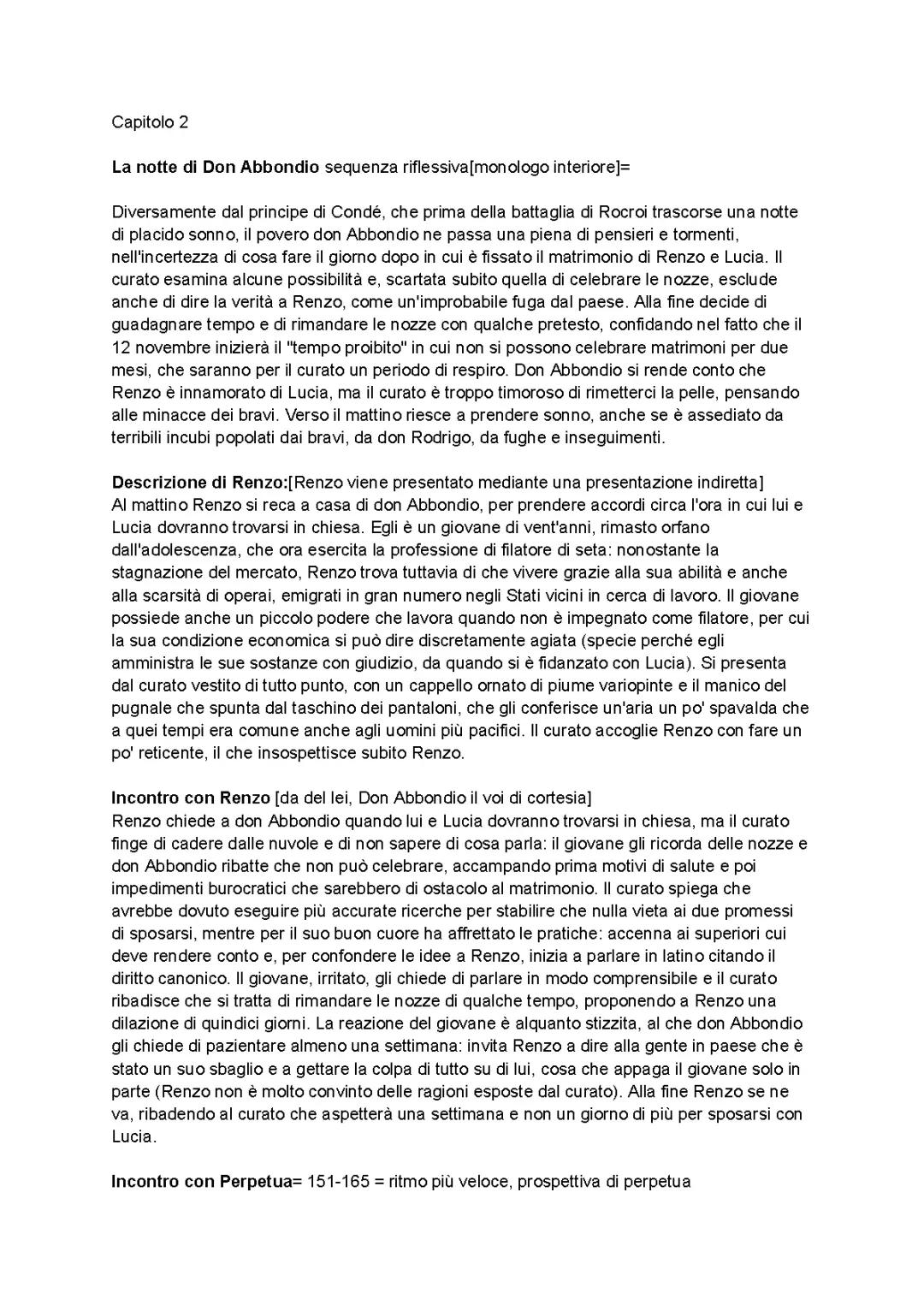 capitolo 2 promessi sposi