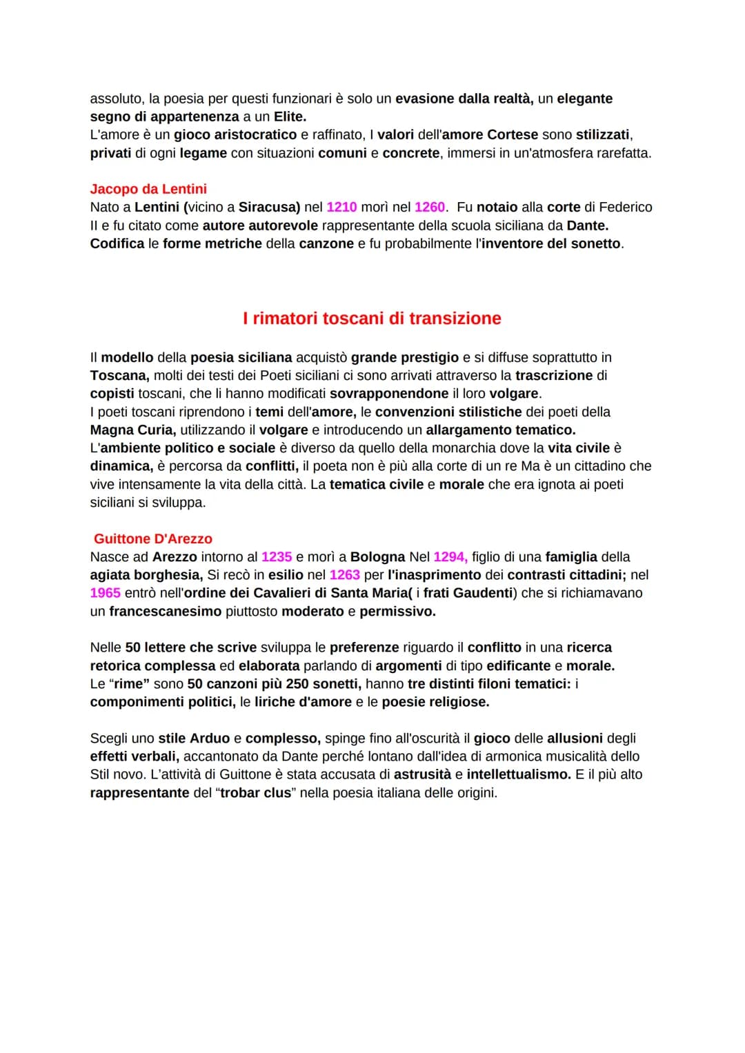 La poesia dell'età comunale
lingua generi letterari e diffusione della lirica
Il volgare come lingua letteraria - il policentrismo linguisti