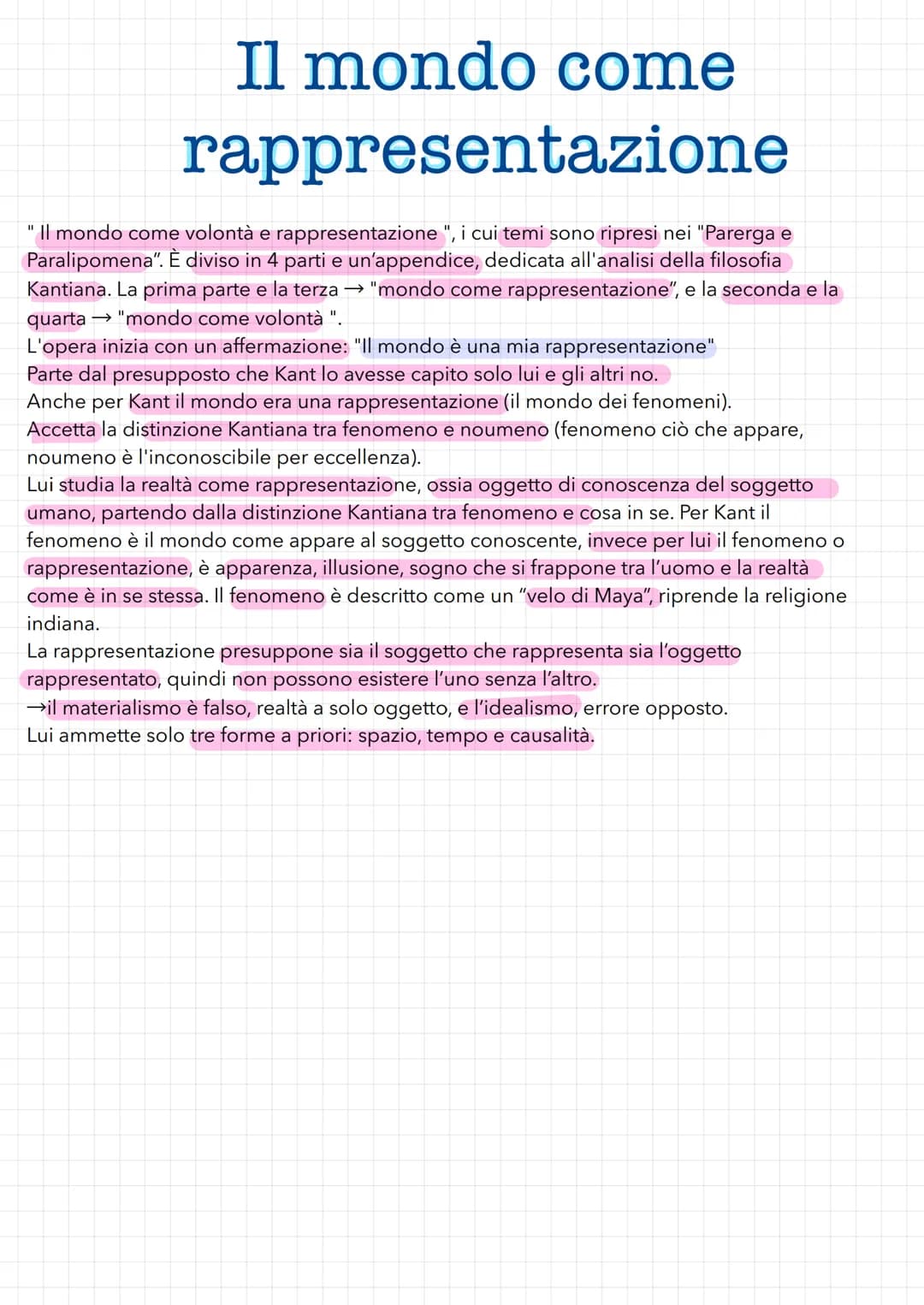 Schopenhauer La vita
-È un grande critico di Hegel e suo contemporane ed ebbe una concezione pessimistica
della vita.
- Nacque a Danzica nel