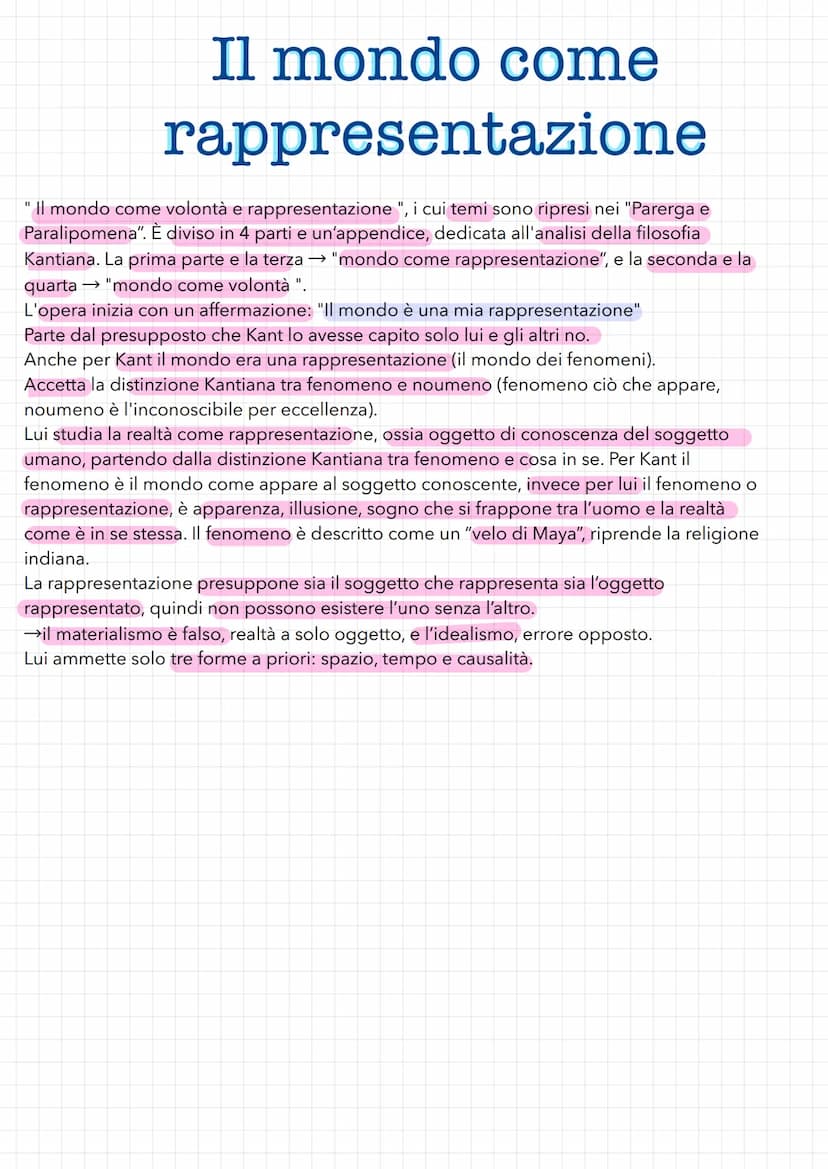 Schopenhauer La vita
-È un grande critico di Hegel e suo contemporane ed ebbe una concezione pessimistica
della vita.
- Nacque a Danzica nel